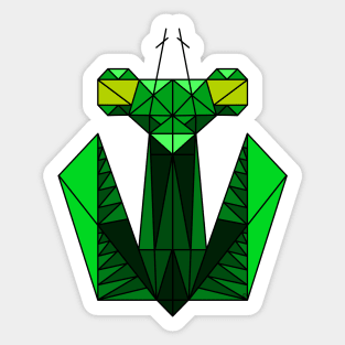 Praying Mantis - Geometric Abstract Sticker